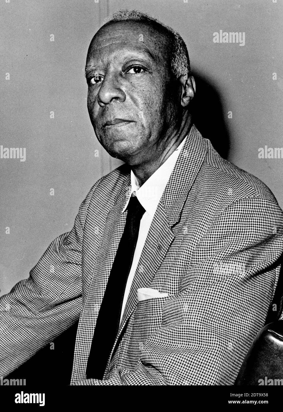 A. Philip Randolph, chef des droits civils aux États-Unis, 1963 Banque D'Images