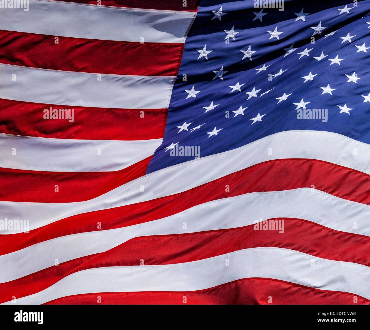 Close-up of American flag Banque D'Images