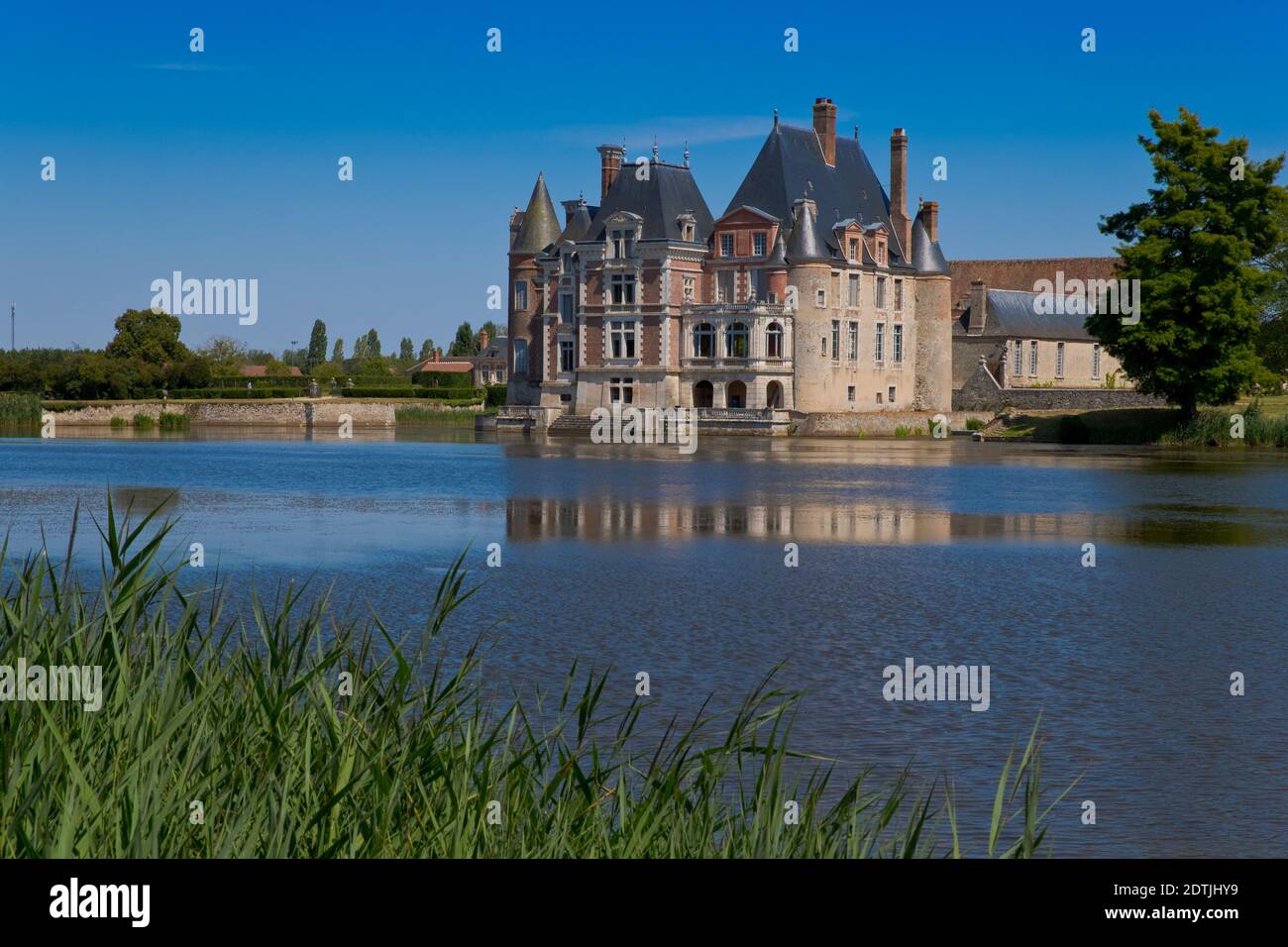 Château de la Bussière, Vallée de la Loire, Loiret, France Banque D'Images