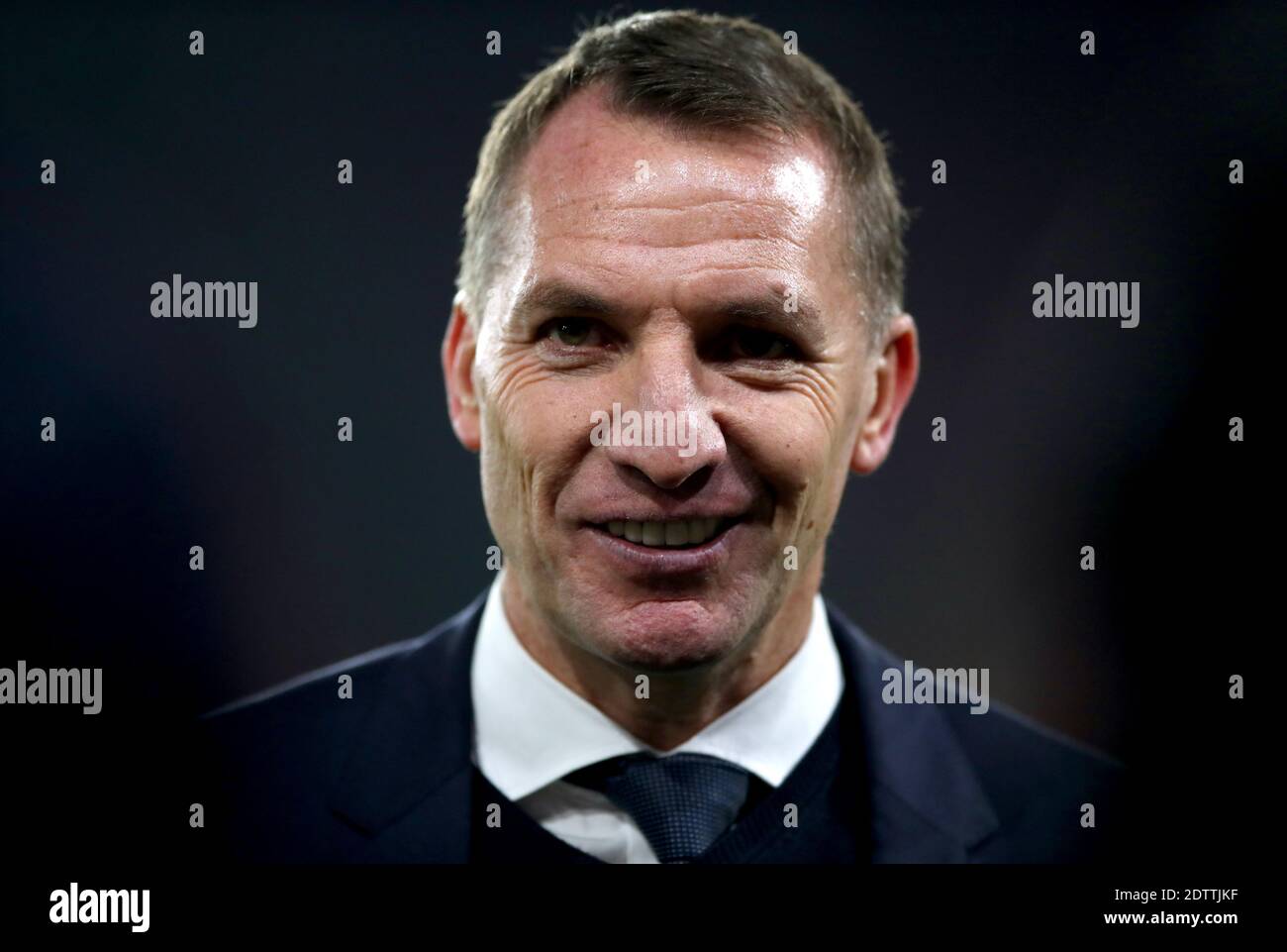 Photo du dossier datée du 06-12-2020 de Brendan Rodgers, directeur de Leicester City. Banque D'Images