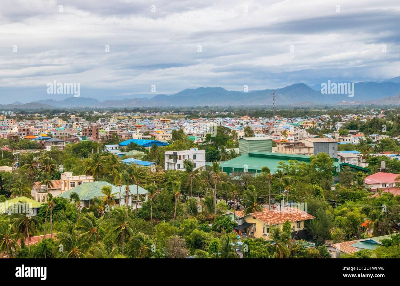 Mandalay Myanmar Birmanie Asie du Sud-est le paysage urbain Banque D'Images