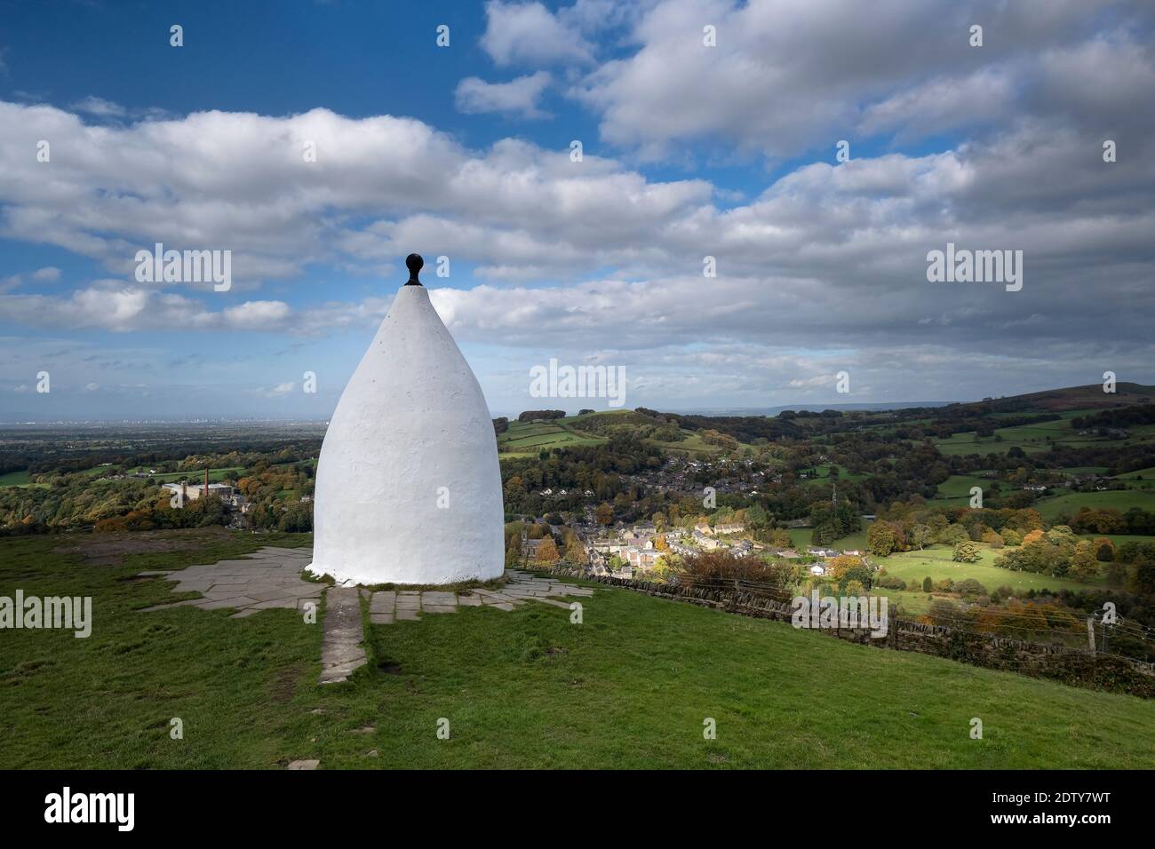 White Nancy, Kerridge Hill, près de Bollington, Cheshire, Angleterre, Royaume-Uni Banque D'Images