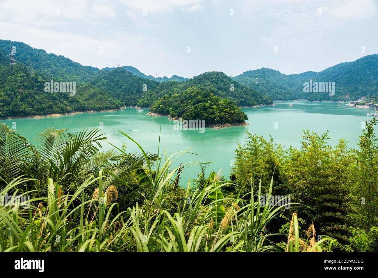 Shihmen Reservoir dans le district de Fuxing ou Daxi, Taoyuan, Fuxing, Taïwan Banque D'Images