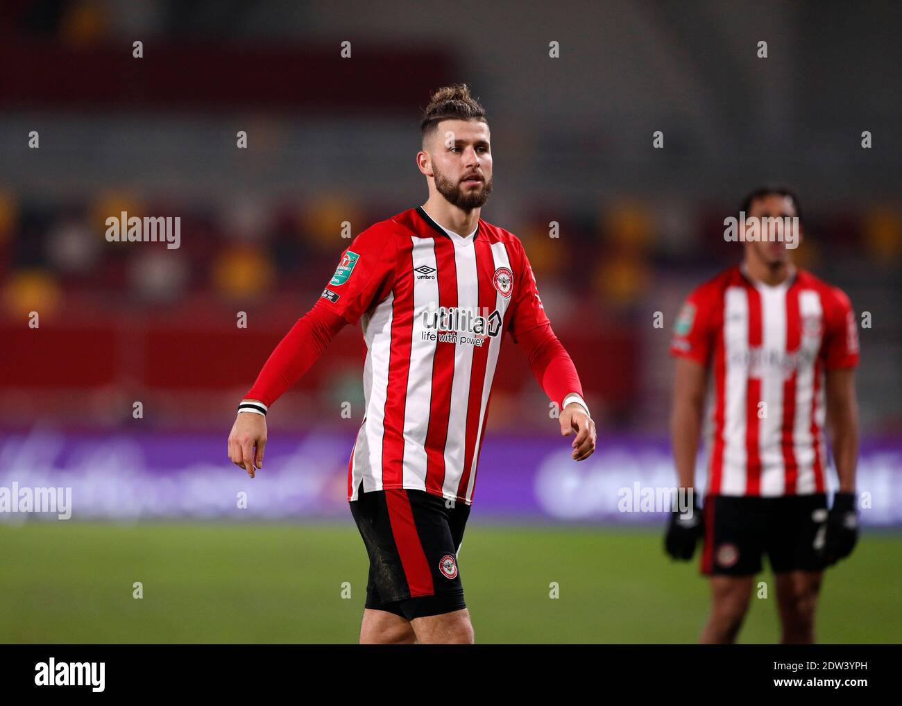 Brentford Community Stadium, Londres, Royaume-Uni. 22 décembre 2020. Coupe de football Anglais football, Carabao Cup, Brentford FC versus Newcastle United; Emiliano Marcondes of Brentford Credit: Action plus Sports/Alay Live News Banque D'Images