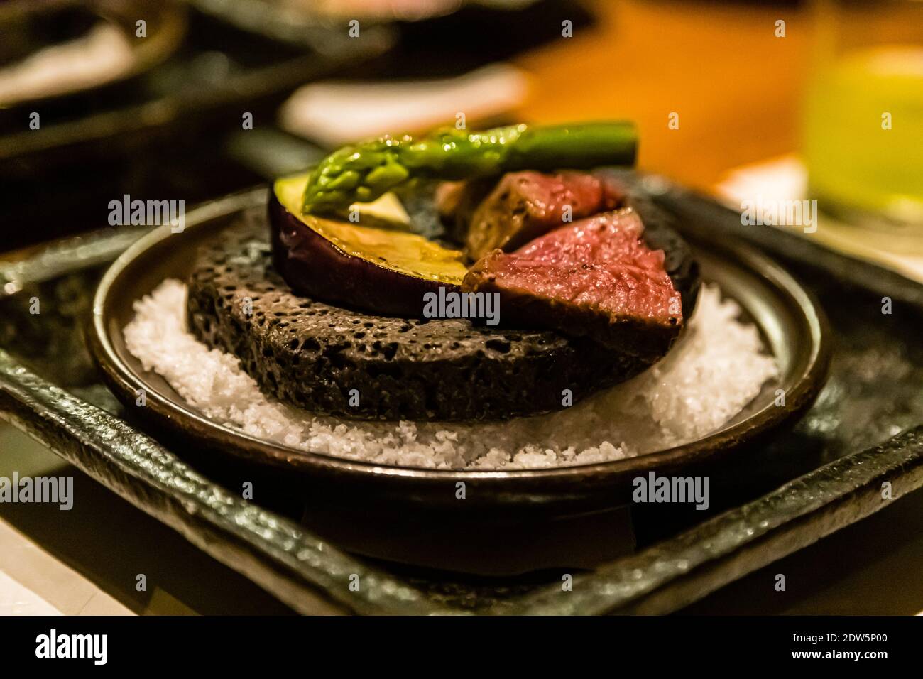 Plat japonais à Shizuoka, Japon Banque D'Images