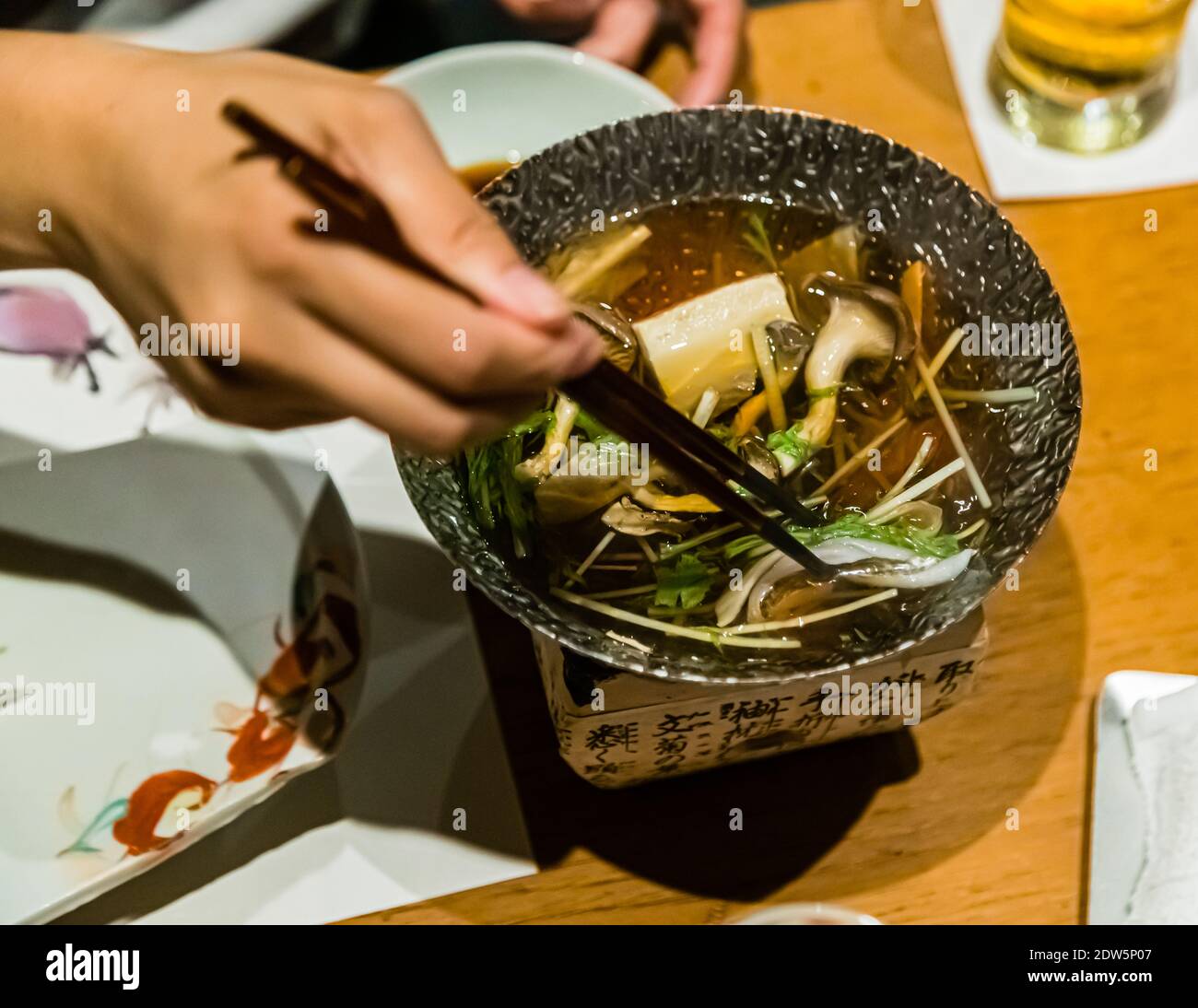 Plat japonais à Shizuoka, Japon Banque D'Images