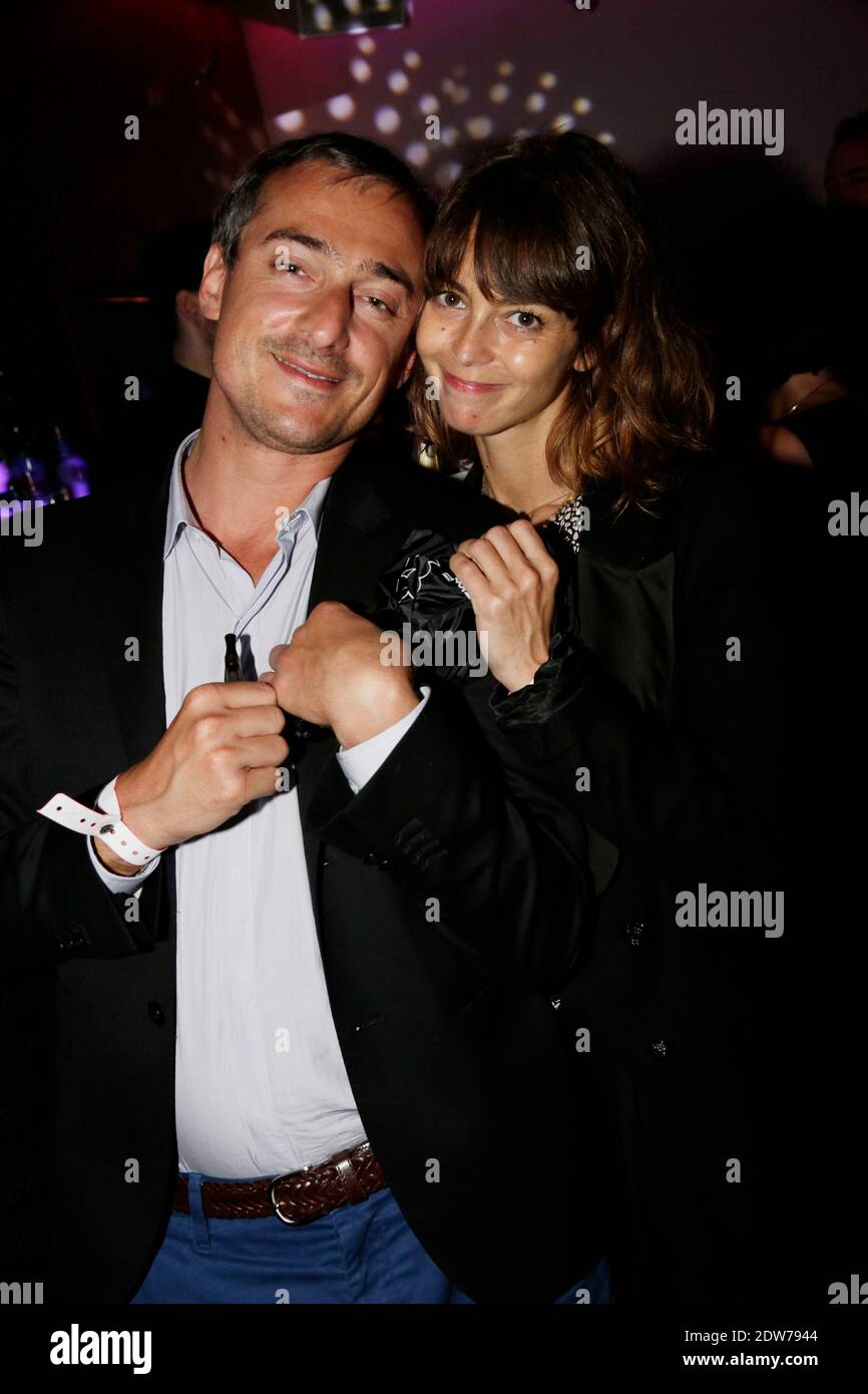 Sébastien Thoen et sa femme Laury assistent à l'hôtel 3.14 lors du 67ème  Festival de Cannes, France, le 22 mai 2014. Photo de Jerome  Domine/ABACAPRESS.COM Photo Stock - Alamy