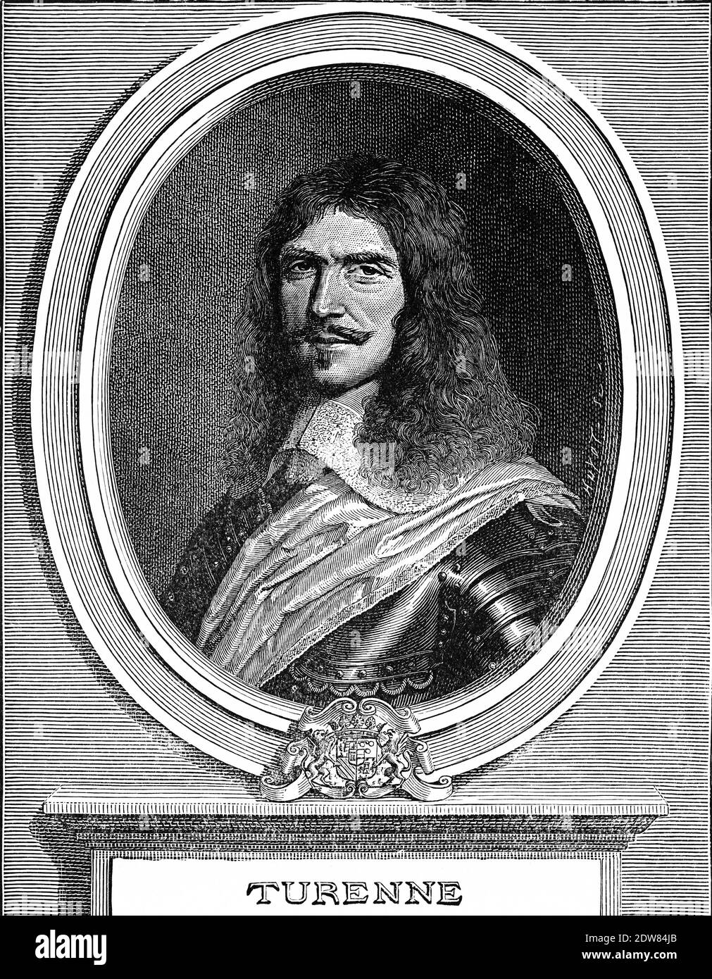 Turenne, Illustration, Histoire du monde de Ridpath, Volume III, par John Clark Ridpath, LL. D., Merrill & Baker Publishers, New York, 1897 Banque D'Images