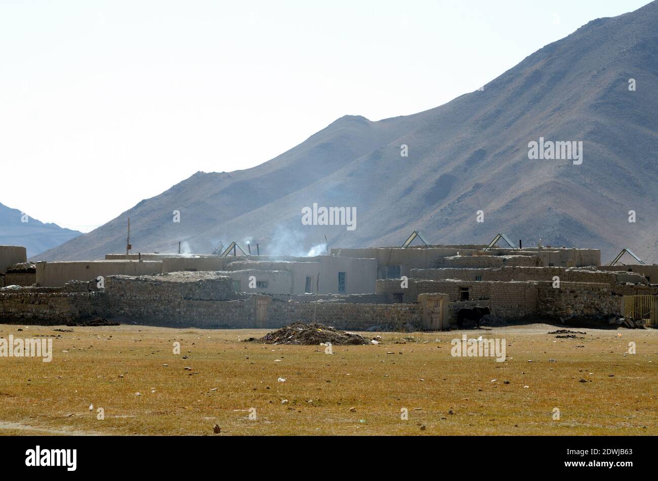 Beau paysage dans la région du lac Karakul, province du Xinjiang chinois Banque D'Images