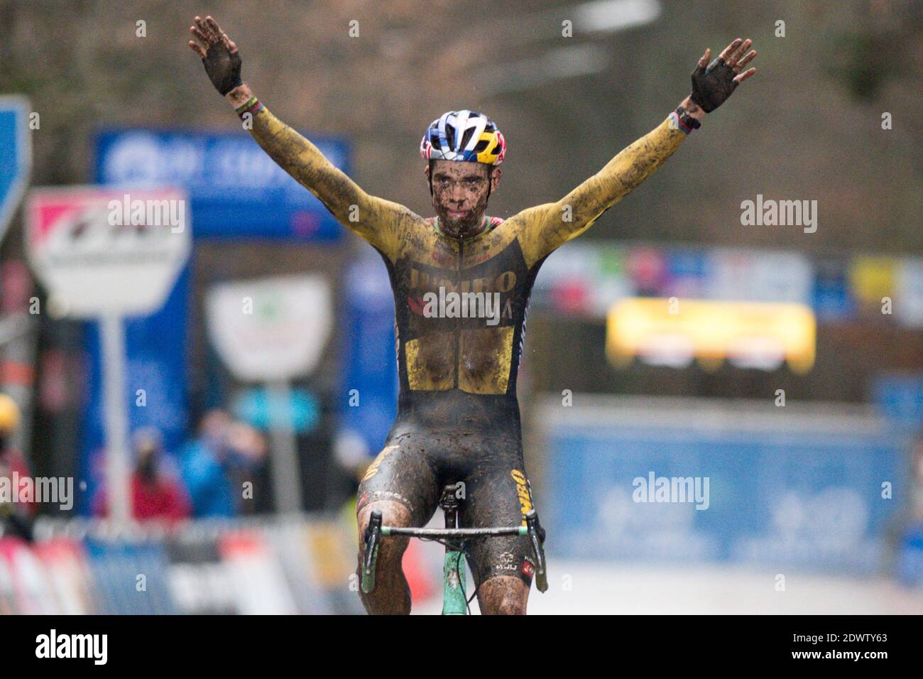 HERENTALS, BELGIQUE - DÉCEMBRE 23: Wout van Aert pendant le 23 décembre 2020 à Herentals, Belgique (photo de Jos Kafoe/Orange Pictures)*** local C. Banque D'Images