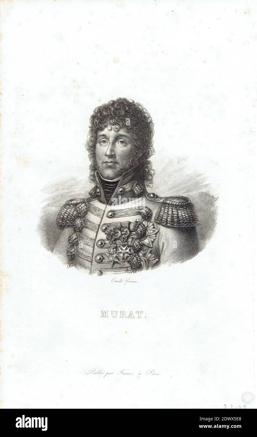 le maréchal Murat, Roi de Naples Banque D'Images