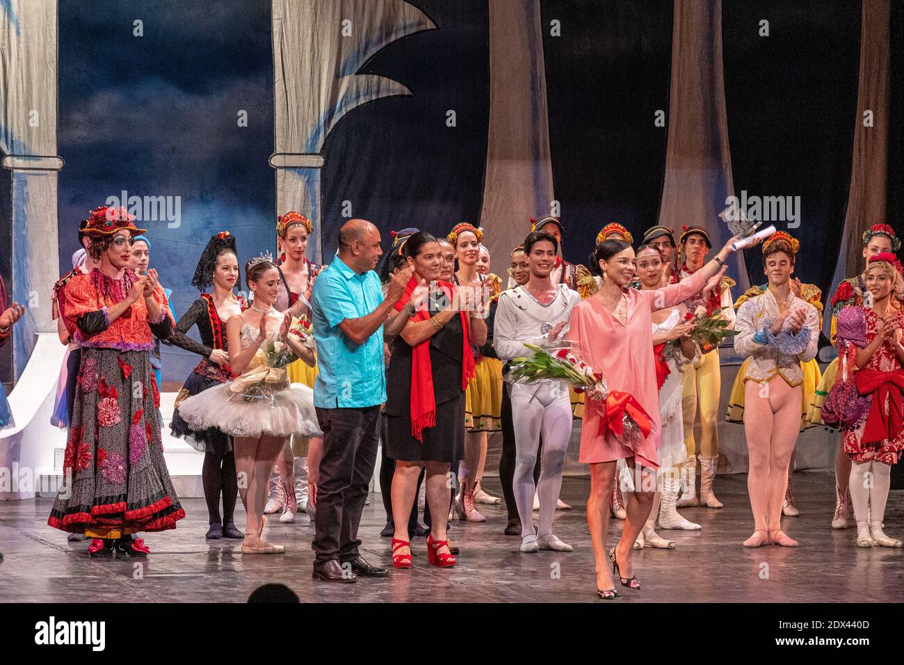 Le Ballet national cubain interprète Cendrillon, Santa Clara, Cuba Banque D'Images