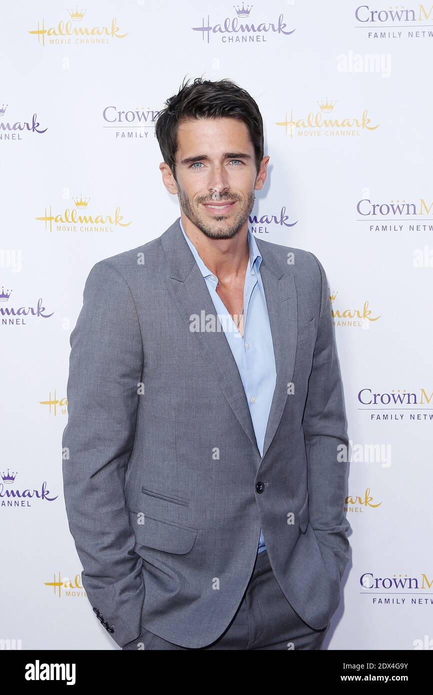 Brandon Beemer participe à la fête estivale de la TCA de Hallmark Channel & Hallmark Movie Channel au NORTHPOLE Manor à Beverly Hills, Los Angeles, CA, États-Unis, le 08 juillet 2014. Photo de Julian Da Costa/ABACAPRESS.COM Banque D'Images