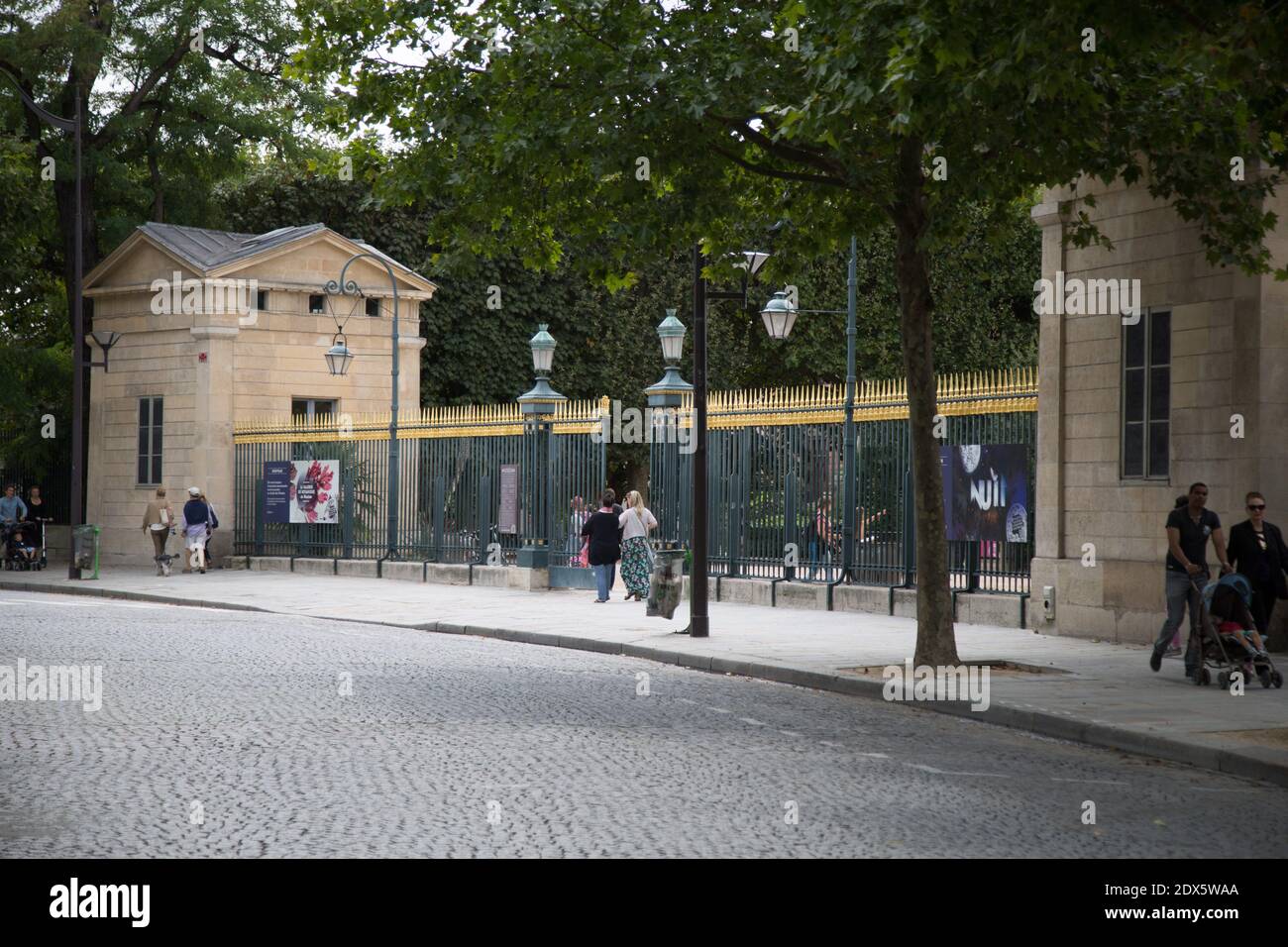 Vue sur le jardin des plantes, à Paris, France. 9 août 2014. Photo d'Edouard Grandjean/ ABACAPRESS.COM Banque D'Images