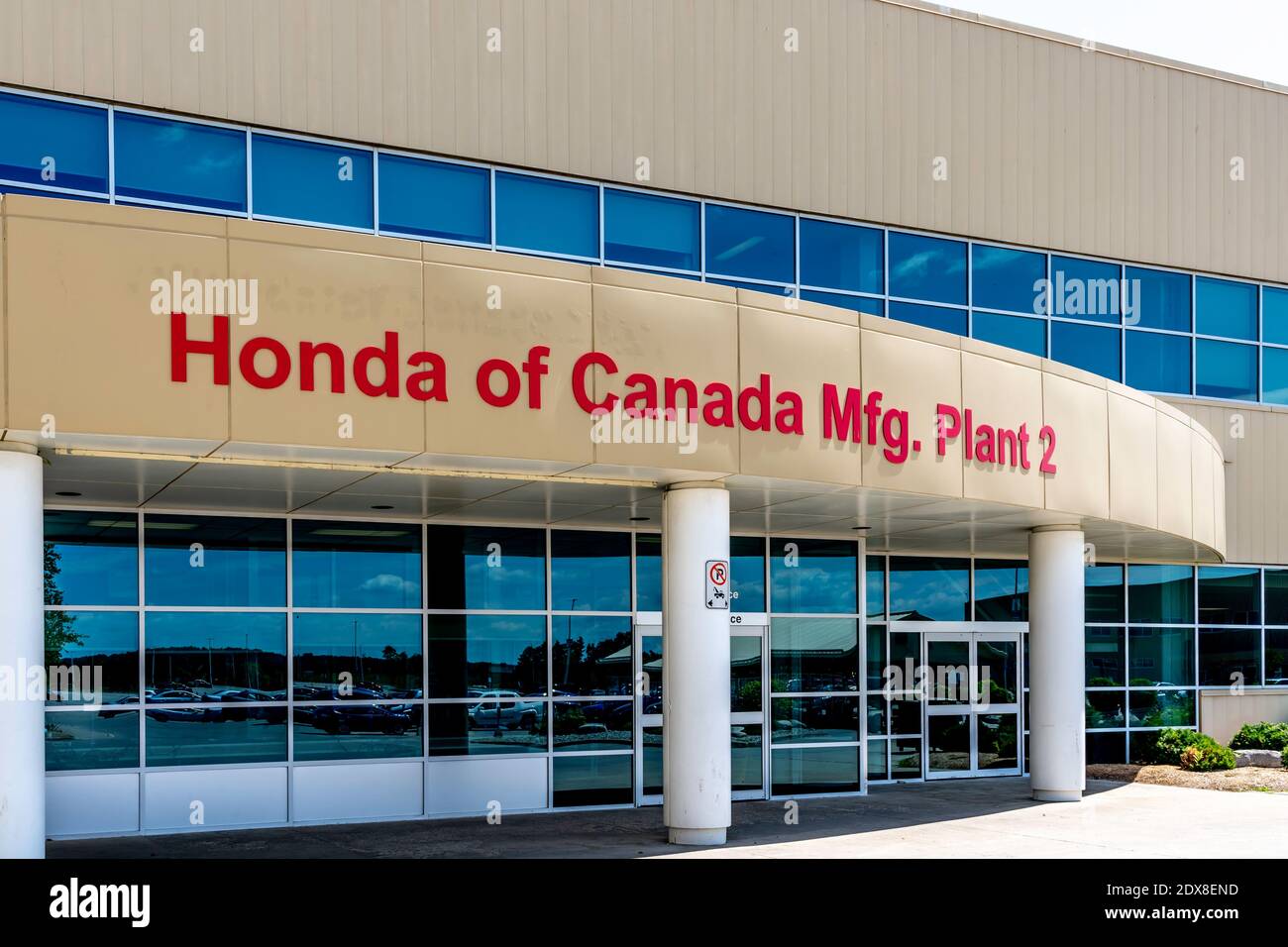 Honda du Canada usine de fabrication 2 à Alliston, Ontario, Canada. Banque D'Images
