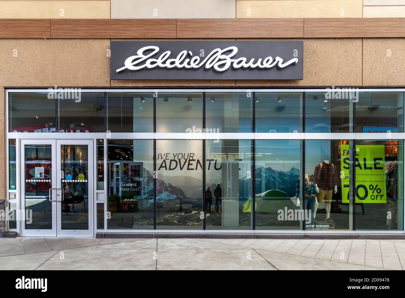 Un magasin Eddie Bauer Niagara-on-the-Lake, Ontario, Canada Banque D'Images