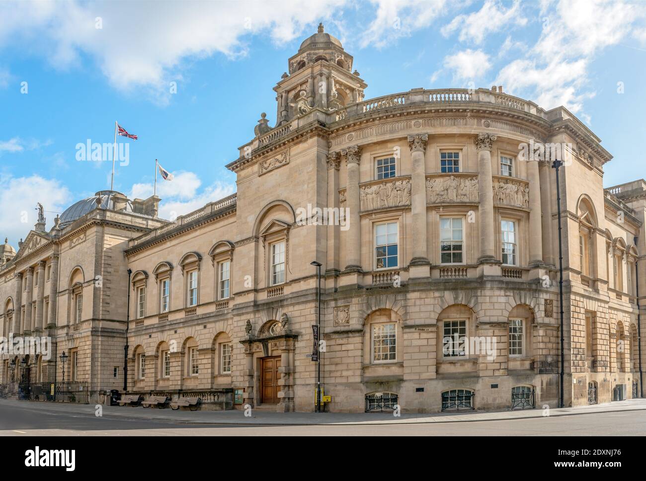 Bâtiment historique de Bath Guildhall, Somerset, Angleterre, Royaume-Uni Banque D'Images