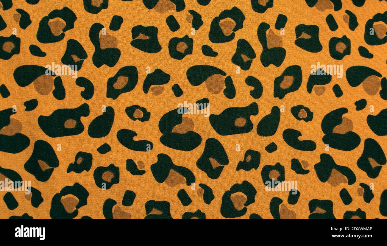 Motif peau de léopard sans coutures. Motif animal sauvage à imprimé répétitif. Banque D'Images