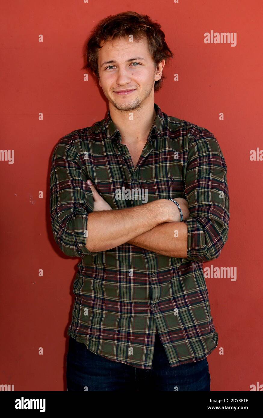 Mathieu Spinosi pose au 1er Festival International, à Saint-Jean-de-Luz, France, le 11 octobre 2014. Photo de Patrick Bernard/ABACAPRESS.COM Banque D'Images