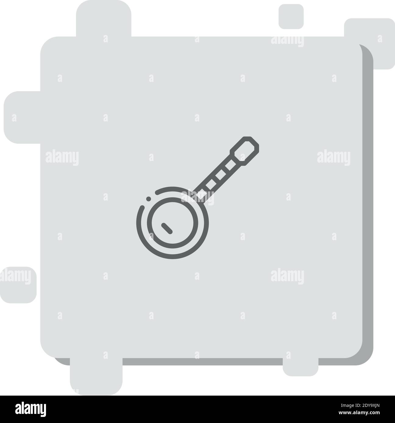icône de vecteur banjo illustration moderne de vecteur simple Illustration de Vecteur