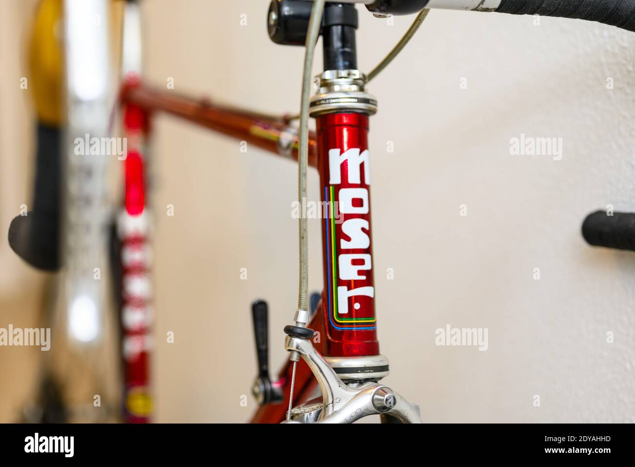 Vélo De Route Vintage Francesco Moser Royce - Cadre Columbus 54 Cm - Groupe Campagnolo - Occasion