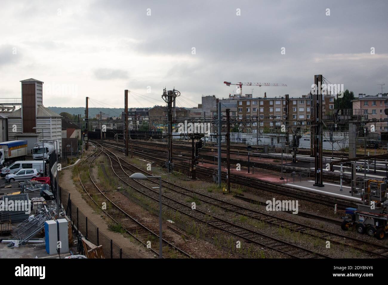 Lllustration de la vie quotidienne à Paris, France. Lllustration du quotidien à Paris en France. Banque D'Images