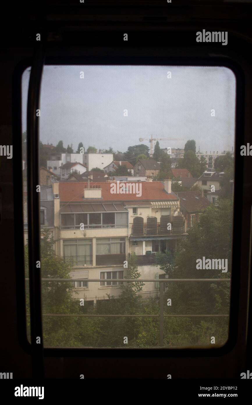 Lllustration de la vie quotidienne à Paris, France. Lllustration du quotidien à Paris en France. Banque D'Images