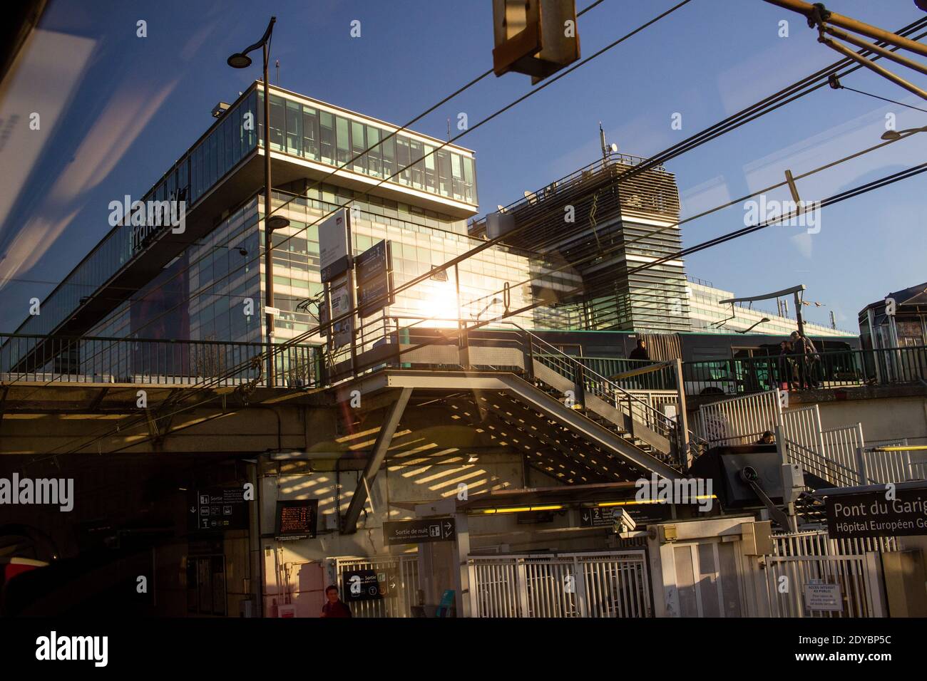 Lllustration de la vie quotidienne à Paris, France. Lllustration du quotidien à Paris en France. Banque D'Images