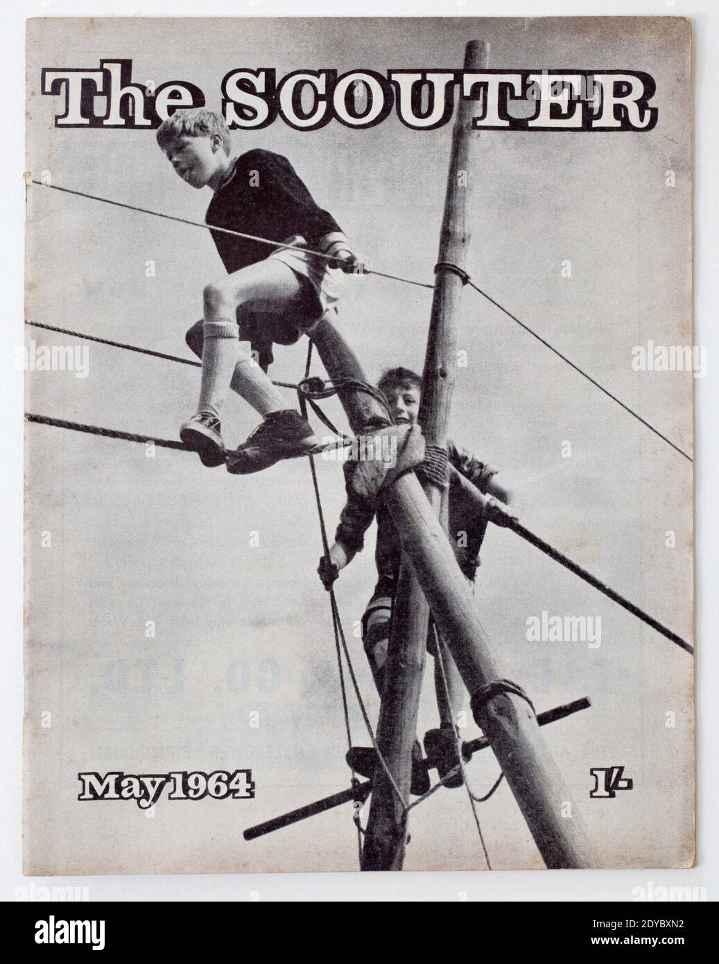 LE SCOUTER a1960 Boy Scouts Magazine Banque D'Images