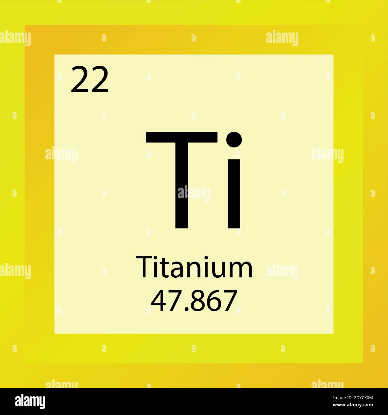 Titanium chemical element Banque de photographies et d’images à haute résolution Alamy