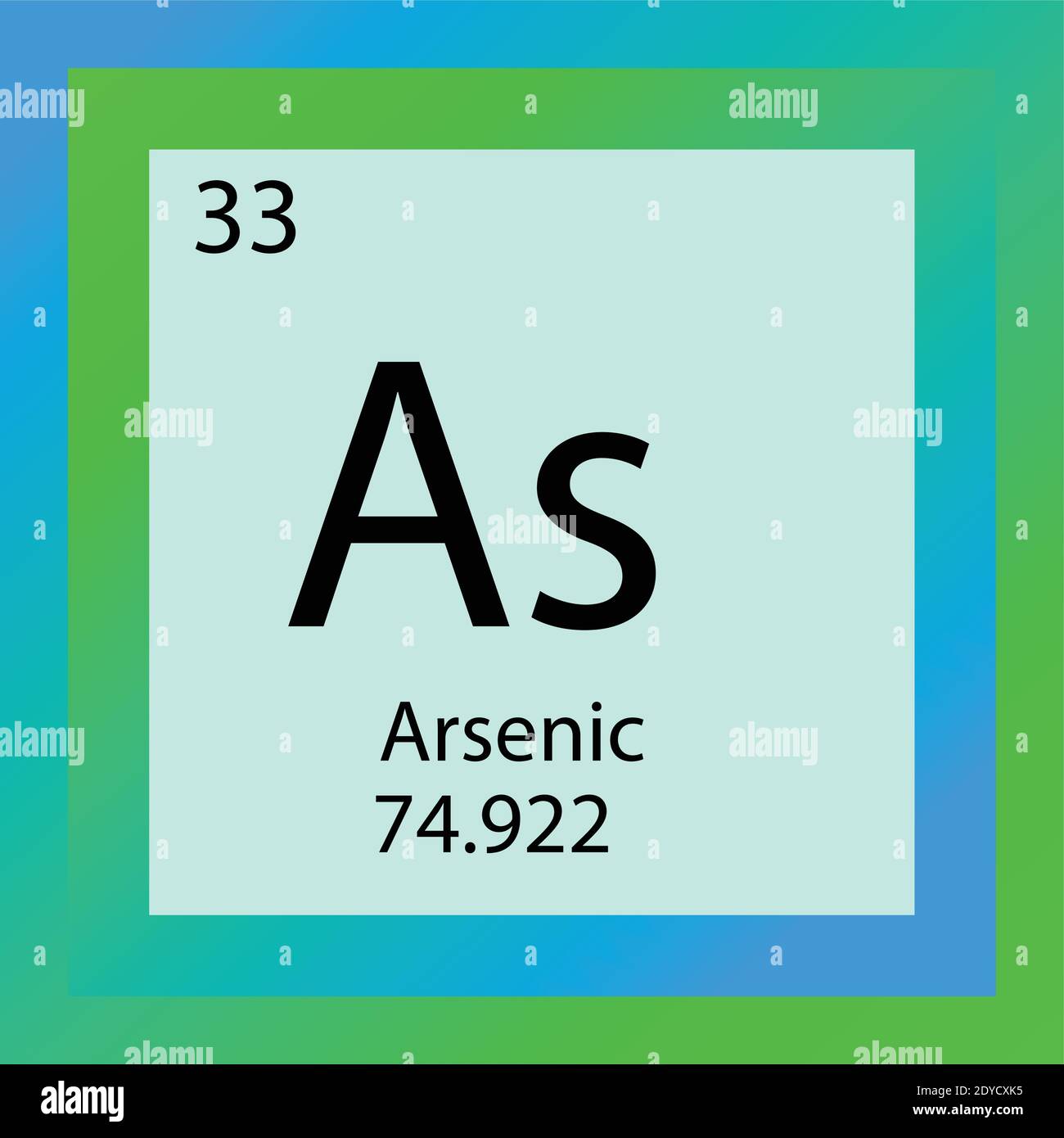 Arsenic atomic structure Banque d'images vectorielles - Alamy