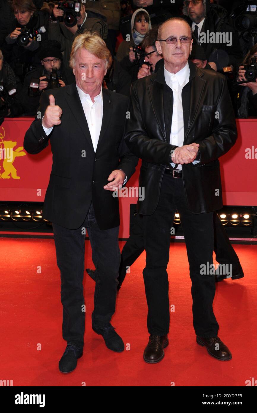 Rick Parfitt et Francis Rossi de statu quo assister à la première "Promise Land" lors de la 63e Berlinale, Berlin International film Festival à Berlin, Allemagne, le 08 février 2013. Photo d'Aurore Marechal/ABACAPRESS.COM Banque D'Images