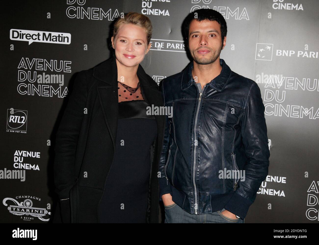 Virginie Efira et Mabrouk El Mechri assisteront à la première de 'Mobius' au cinéma UGC Normandie à Paris, France, le 12 février 2013. Photo de Jerome Domine/ABACAPRESS.COM Banque D'Images