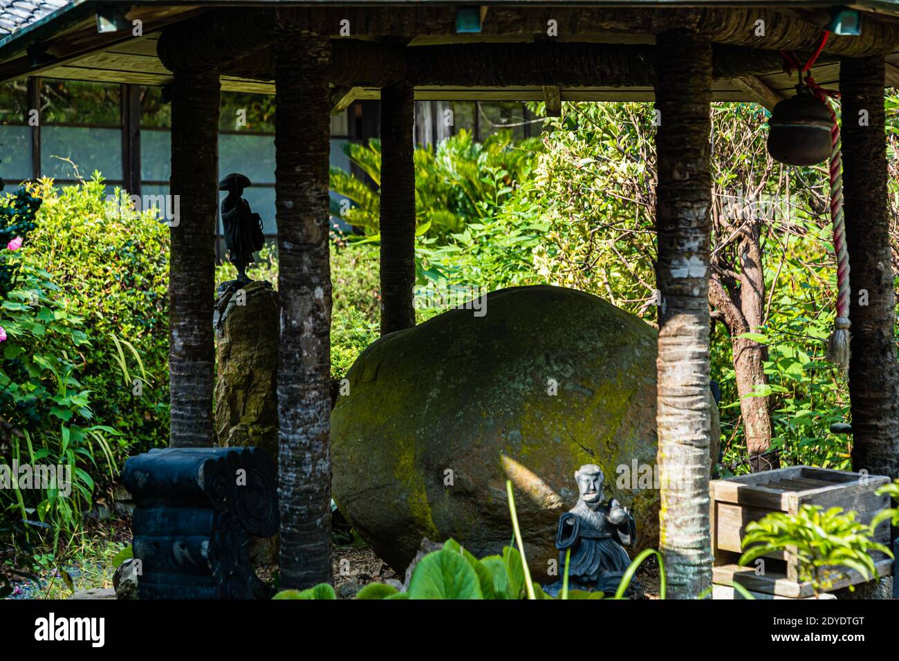 Sanctuaire sur le sentier Tokaido à Kakegawa, Japon Banque D'Images