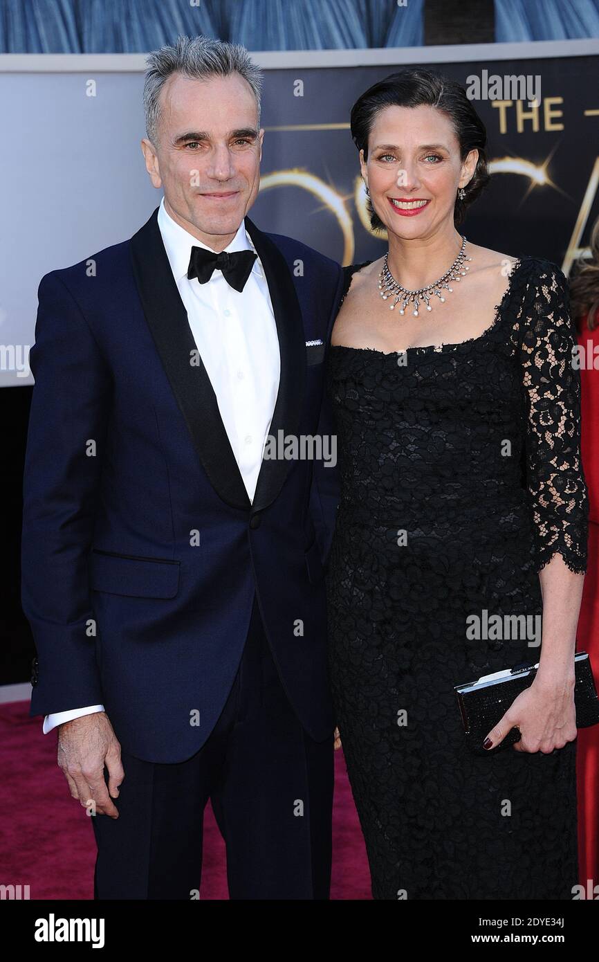 Daniel Day-Lewis et sa femme Rebecca Miller arrivent pour les 85e Academy Awards au Dolby Theatre, Los Angeles, CA, États-Unis, le 24 février 2013. Photo de Lionel Hahn/ABACAPRESS.COM Banque D'Images