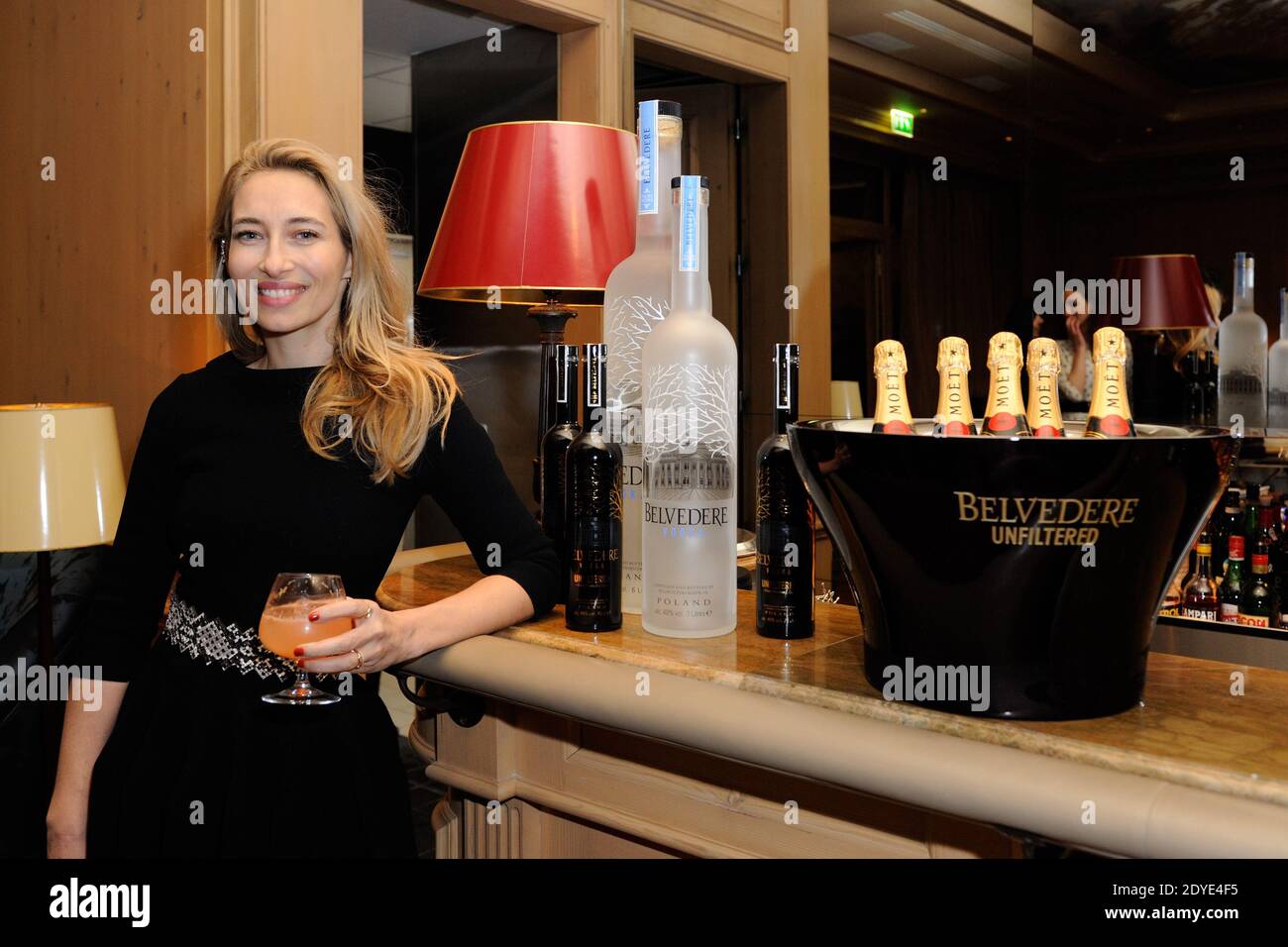 Alexandra Golovanoff a la soirée de progrès du cocktail d'Alexandra Golovanoff, 'le Golo', a l'Hôtel le Bristol, a Paris, France, le 25 fevrier 2013. Photo d'Alban Wyters/ABACAPRESS.COM Banque D'Images