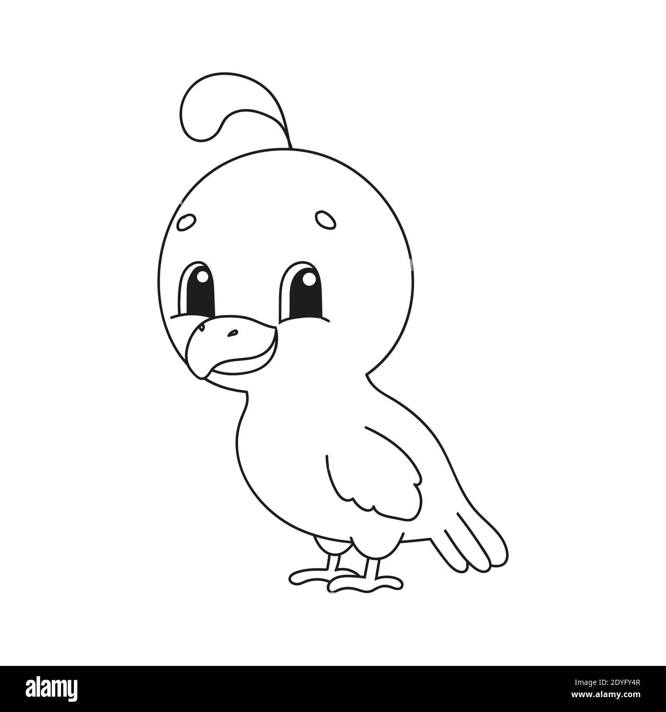 Pages de livres de coloriage pour enfants. Illustration vectorielle mignon de dessin animé Illustration de Vecteur