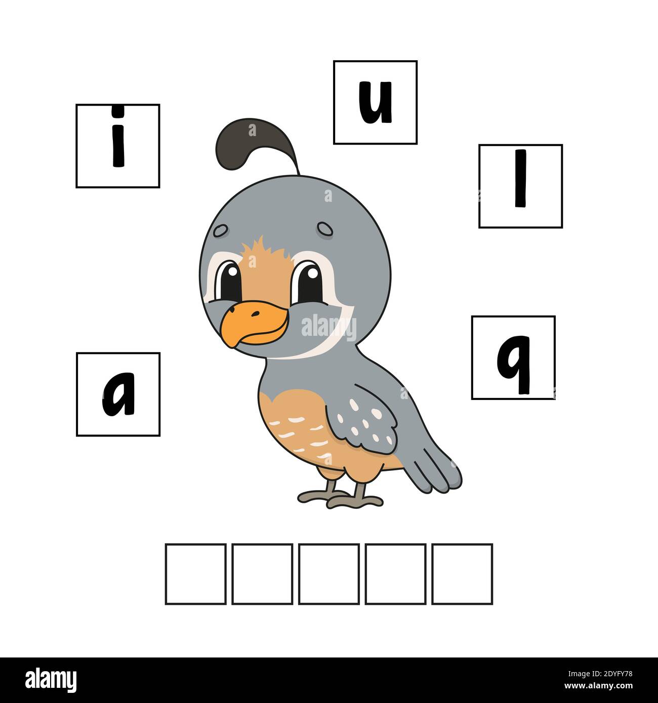 Mots puzzle. Développement de l'éducation fiche de travail. Jeu d'apprentissage pour les enfants. Page de l'activité. Casse-tête pour les enfants. Devinette pour les enfants d'âge préscolaire. Télévision simple v isolés Illustration de Vecteur