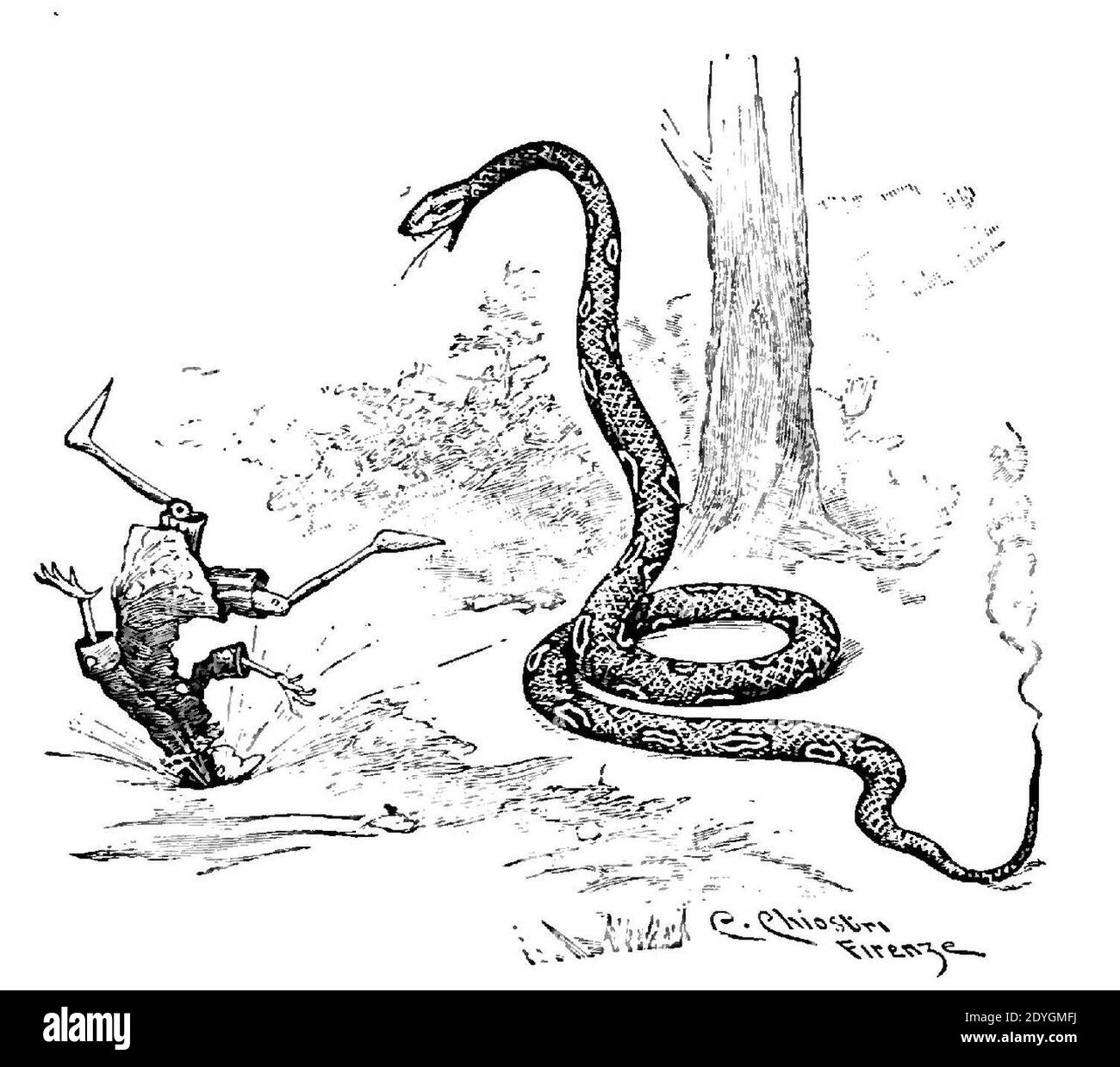 Le avventure di Pinocchio-pages129. Banque D'Images