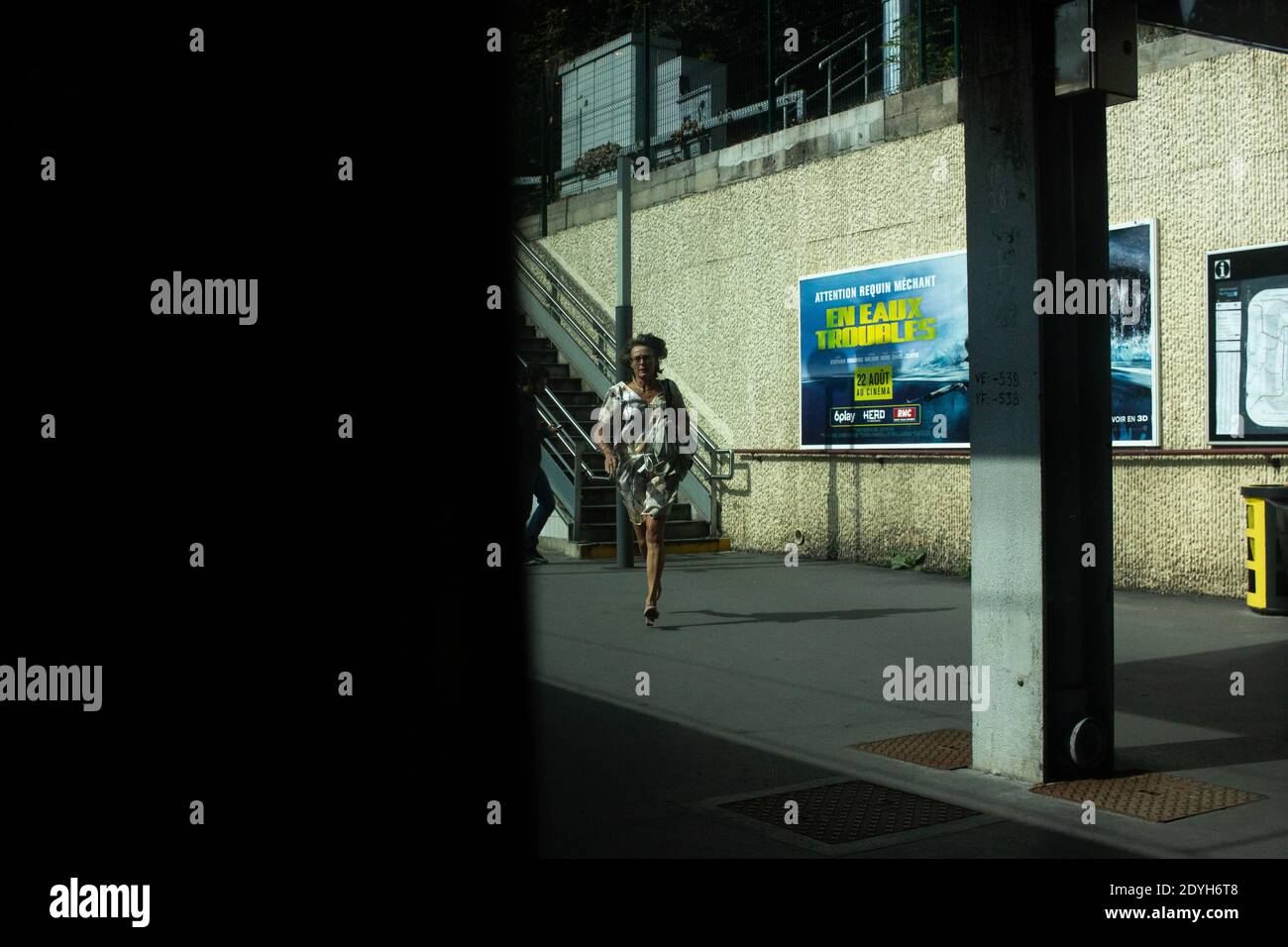 Lllustration de la vie quotidienne à Paris, France. Lllustration du quotidien à Paris en France. Banque D'Images