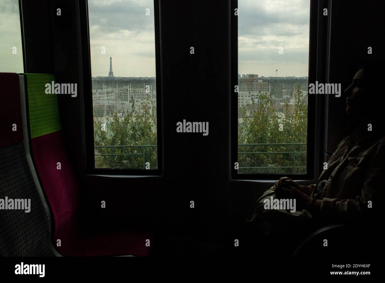 Lllustration de la vie quotidienne à Paris, France. Lllustration du quotidien à Paris en France. Banque D'Images