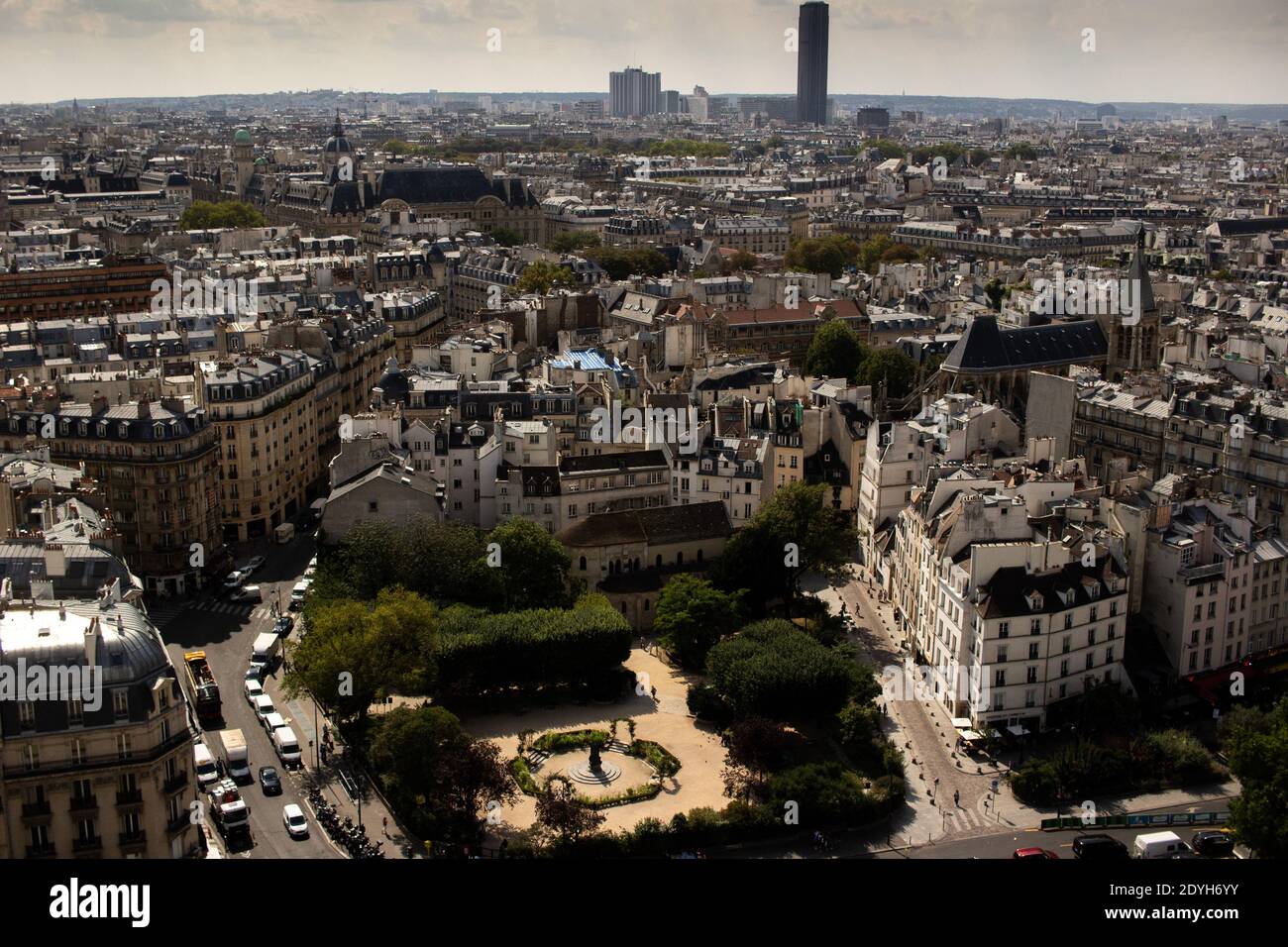 Lllustration de la vie quotidienne à Paris, France. Lllustration du quotidien à Paris en France. Banque D'Images