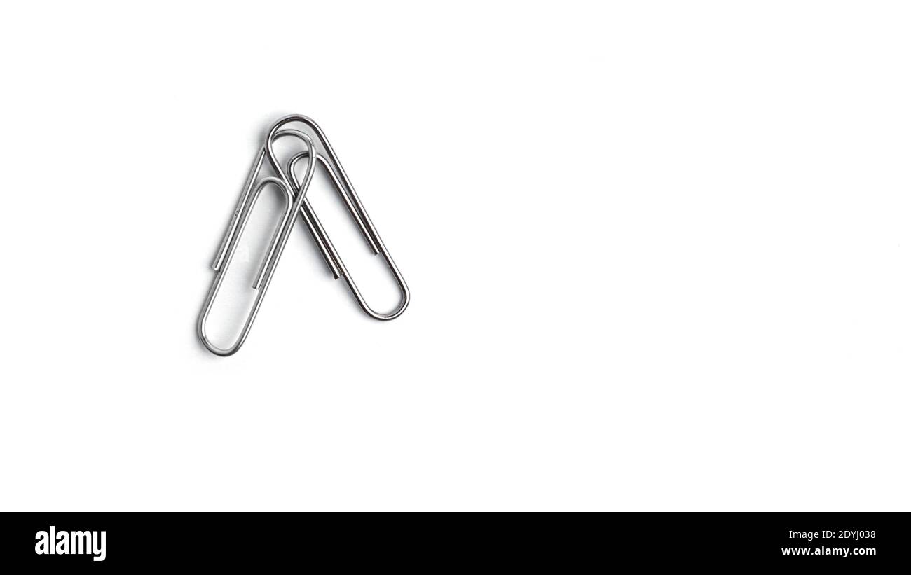 Trombones sur fond blanc. Photo de haute qualité Banque D'Images