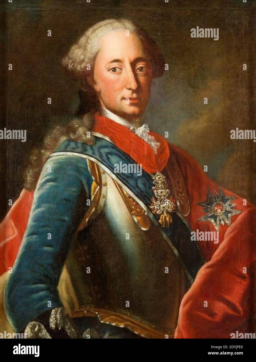 Lampi, cercle de - Maximilian III Joseph de Bavière. Banque D'Images