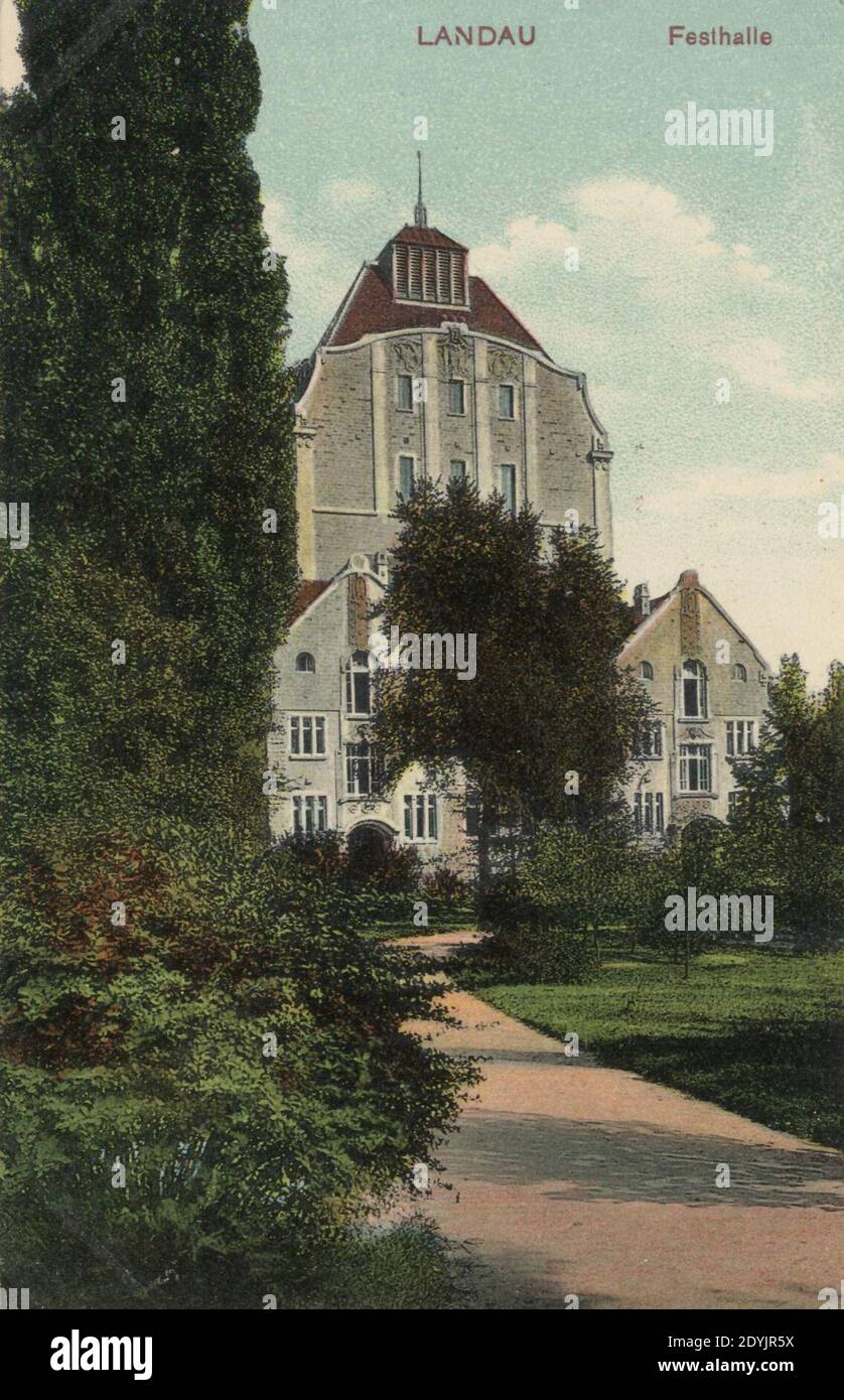 Landau (Pfalz), Rheinland-Pfalz - Festhalle Banque D'Images