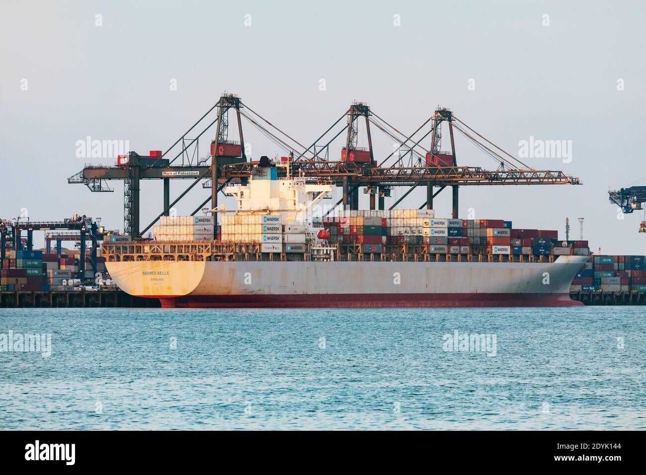 Port de Felixstowe Banque D'Images
