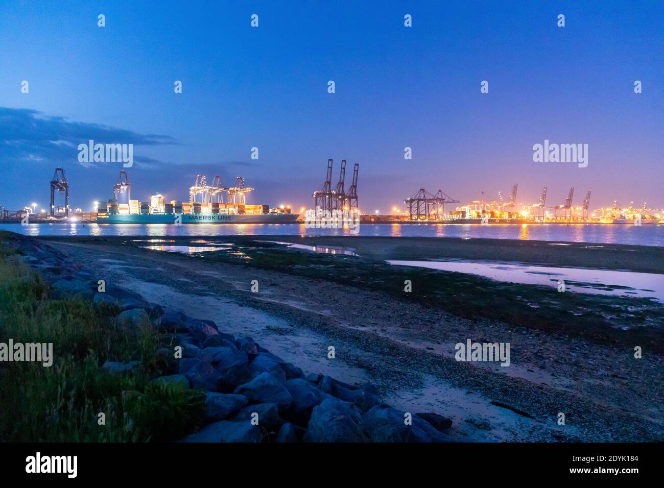 Port de Felixstowe Banque D'Images