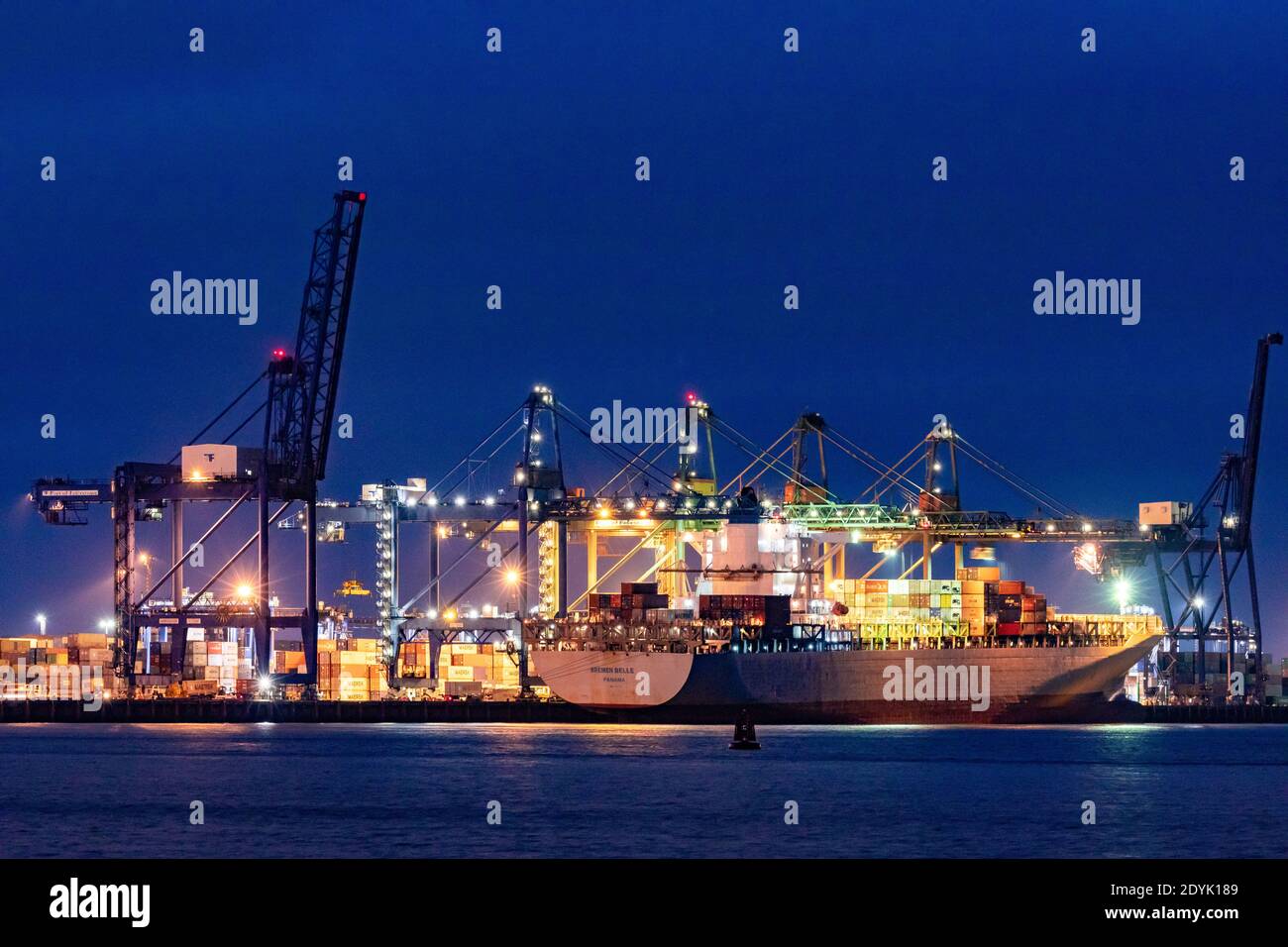 Port de Felixstowe Banque D'Images