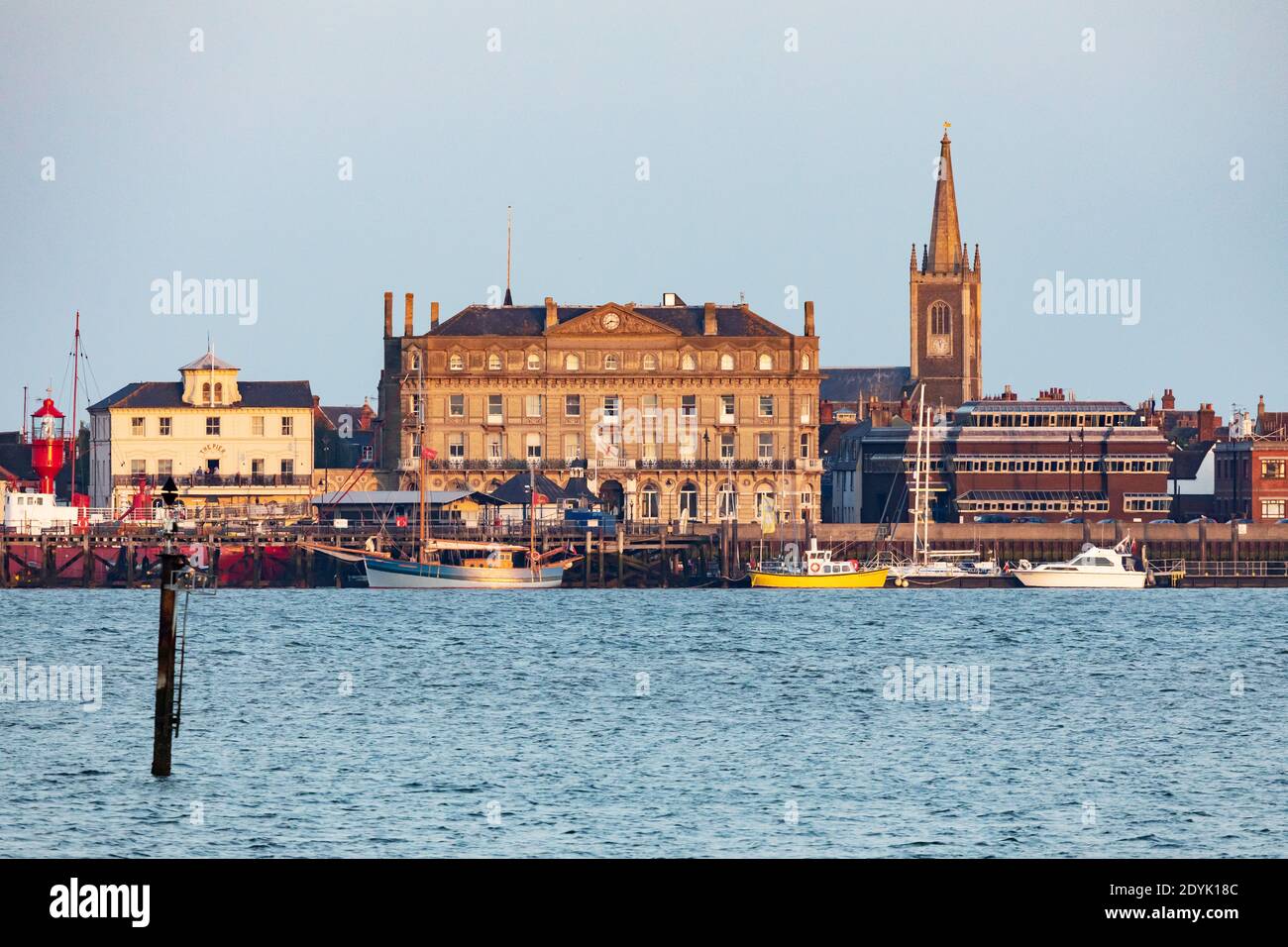 Harwich Waterfront, Essex, Royaume-Uni Banque D'Images