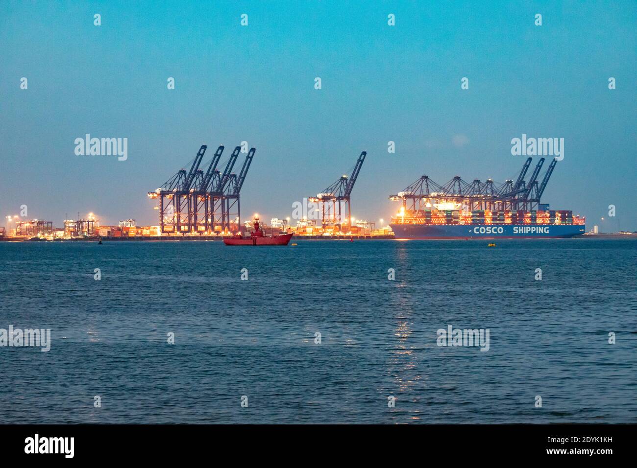 Port de Felixstowe Banque D'Images